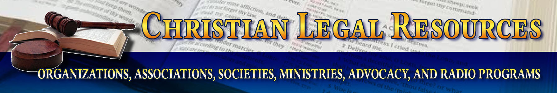 Christian Legal Resources